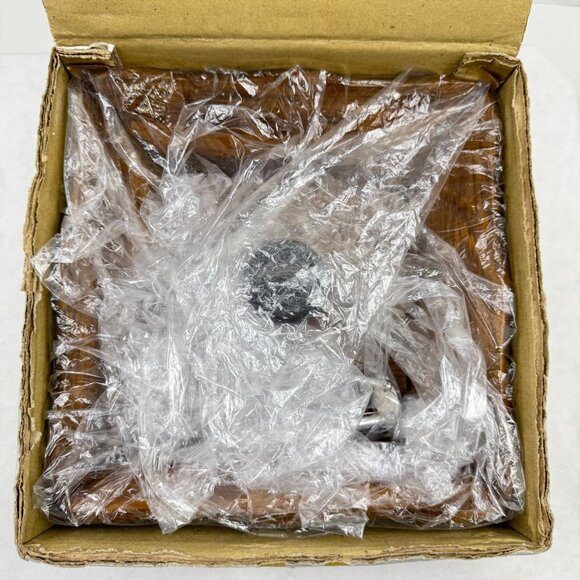 Vintage Wooden Nut Dish 9" Metal Nutcracker Picks MCM Hand-Painted Pinecones - Picture 14 of 15